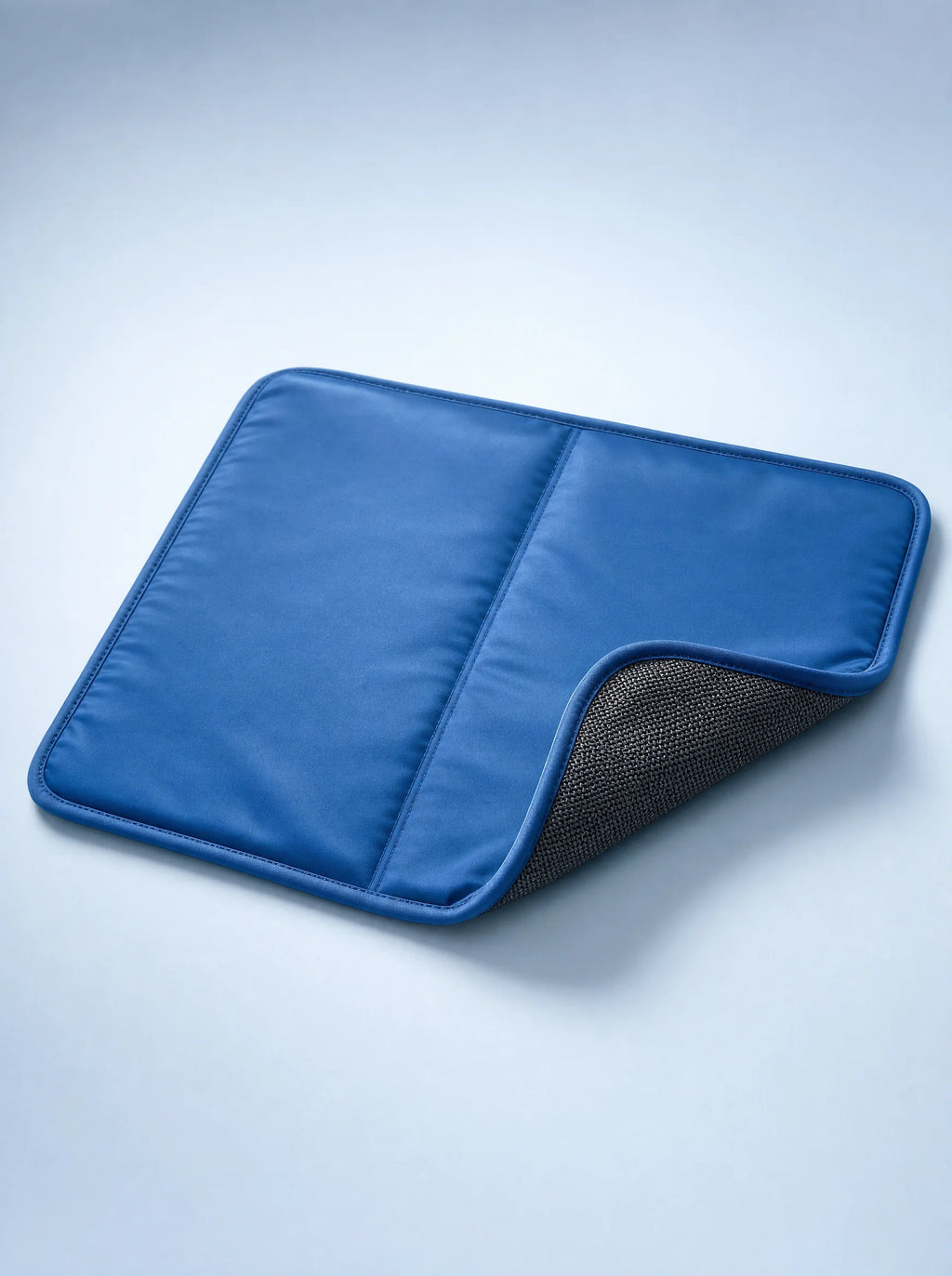 Coziekin cooling mat textured non-slip backing that stays put on hard floors